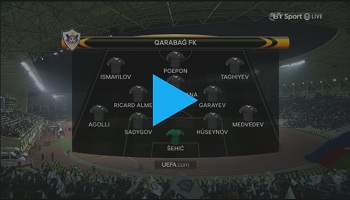 Qarabag FK 0-1 Tottenham Hotspur (Europa League)