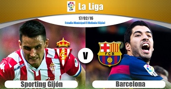 พรีวิวฟุตบอล ลา ลีก้า สเปน : สปอร์ติ้ง คิฆอน (16) - บาร์เซโลน่า (1)